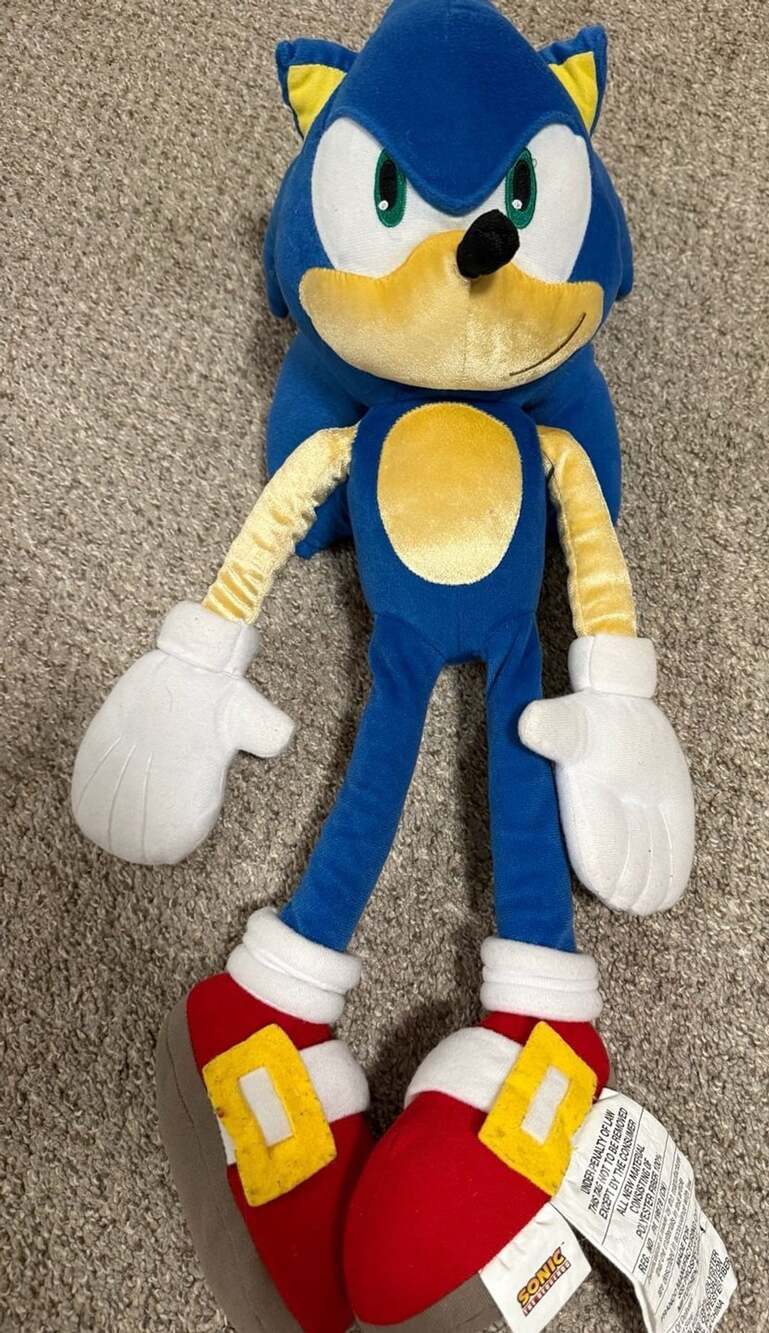Sonic the Hedgehog Sonic Plush Stuffed Animal Franco Manufacturing